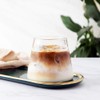 XGOPTS Iced Coffee Cup Milkshake Glasses 280mL Smoothie Dessert Cup