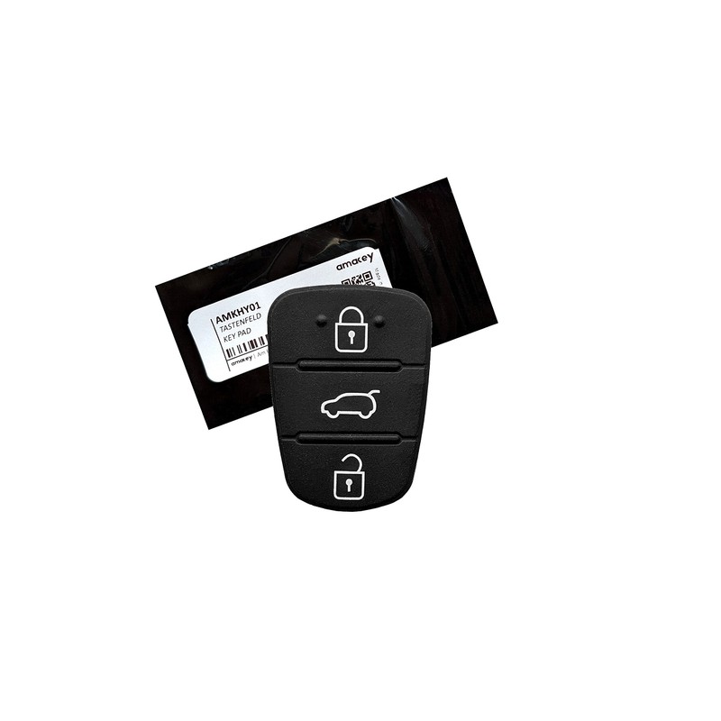 AMAKEY Keypad Rubber Pad Replacement Keypad for Hyundai & Kia