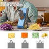 Gray Light Blue Mandoline Slicer - Potato & Vegetable Food