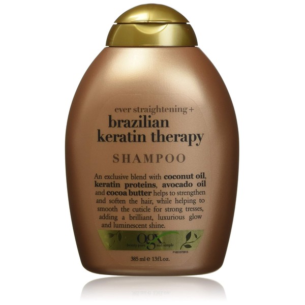 Ogx Shampoo Brazilian Keratin Therapy 13 Ounce (384ml) (3 Pack)