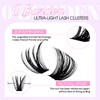 DIY D Curl Lash Clusters Natural Look Individual Cluster Lashes