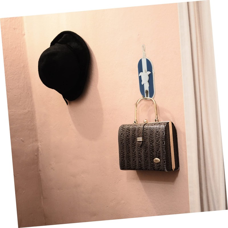 STOBOK 3pcs Mediterranean Hook up Clothing Hook Coastal Door Hooks