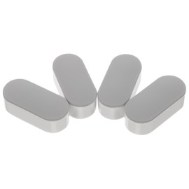 Operitacx 4 Stück Toilettensitz Stoßstangen Dichtungen für Klodeckel Universelles Design Erhöht die Sitzhöhe Sichere Befestigung mit Klebepad