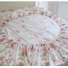 FADFAY Bed Sheets Pink Rose Floral Print Bed Sheet Set