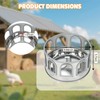 5 Gallon Chicken Waterer Base for Farm, Stainless Steel Poultry