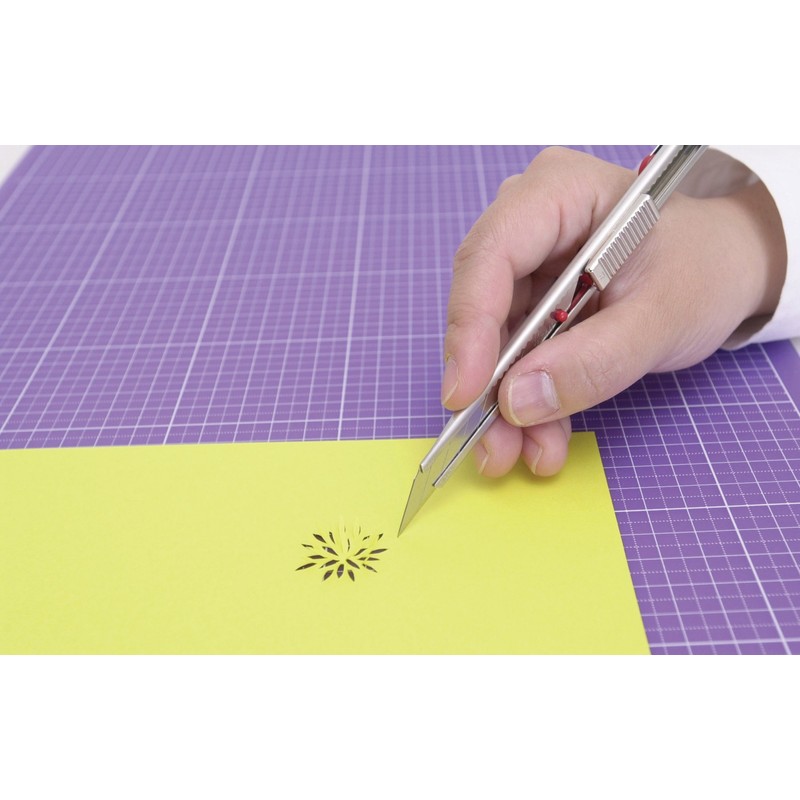 NT Cutter PRO Auto-Lock Stainless Steel Graphic Knife (AD-2P), Standard