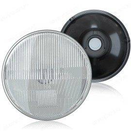 SHENKENUO For Hummer H2 2003-2009 7 Inch Round LED Headlight H4 High Low Beam Bulbs