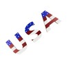Ciieeo 3Pcs Usa Wooden Sign of July Independence Day Decor