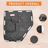 VKGUG 2PCS Dog Car Door Protector with Mesh Pocket Compatible