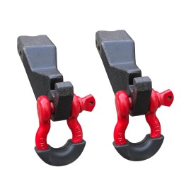 LUYWTE For Chevy Silverado 1500 2019-2022 Front Tow Hook Mount D-Ring Shackle Bracket