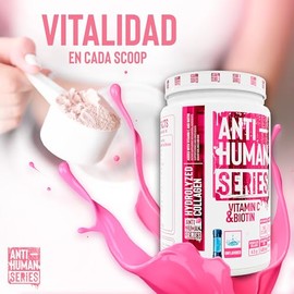 Colágeno Hidrolizado puro con Vitamina C y Biotina | Suplemento Alimenticio sin sabor sin ázucar | Apoya la Producción Natural de Colágeno | Elasticidad y Bienestar Articular | 1 kg | 100 Porciones