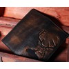 DK86 DK86 Deer Long Wallet For Men Full Grain Leather