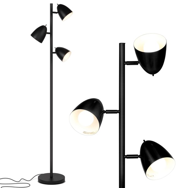 Brightech Jacob LED Standing Lamp, Modern Bright Floor Lamps for