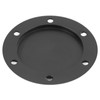 6 Holes Steering Wheel Horn Cover Aluminum Black Easy Installation