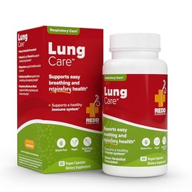 Redd Remedies Redd Remedies, Lung Care, Supports Easy Breathing and Respiratory Health, 80 Vegan Capsules