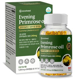 Gamma Linolenic Acid Evening Primrose Oil Women GLA 300 Capsules 3 Boxes 15 Months Expiration Date 2028.09.01 / 감마리놀렌산 달맞이꽃종자유 여성 GLA 300캡슐 3박스 15개월분 소비기한 2028.09.01