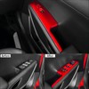 JUIVEEL Car Window Switch Panel Cover,Side Door Glass Lock Control