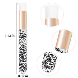 8 Pieces Lash Shampoo Brushes, Eyelash Extension Cleansing Brush Peel Off Blackhead Remover Tool Nose Pore Deep Cleaning Brush Cosmetic Lash Cleanser Facial Cleansing Brushes(black)