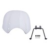 Motorcycle Windshield Deflector with Bracket Windscreen Fit for Rebel 500