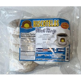 Biscotelas Wheat Rings, Traditional Nicaraguan Cookies, 7 oz, Product of Nicaragua