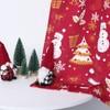 CAROMIO Christmas Kitchen Velvet Curtains for Living Room and Bedroom
