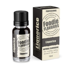 Foodie Flavours Natural Liquorice Flavouring, High Strength - 15ml