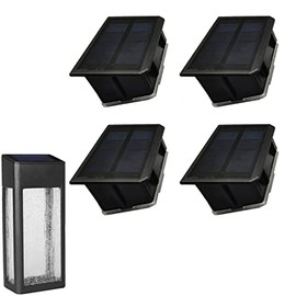 GOODFOEVER 4 Pack Solar Light Replacement Top for Outdoor Fence and Wall, Waterproof Insert (4 Pack)