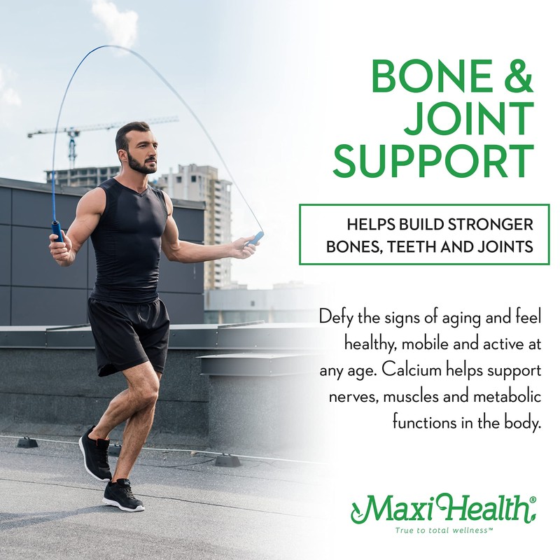 Calcium 1000 mg Supplement with Vitamin D3 (1000 IU) and