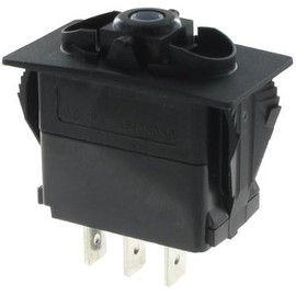 Carling # V8D1S00B-00000-000 20A Rocker Switch, (ON)-OFF-(ON), SPDT - 1EA