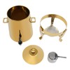 3.43Gallon Stainless Steel Hot Beverage Dispenser,Coffee Chafer Urn with Spigot&Fuel