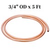 GOORY Copper Tubing 3/4" OD x 0.687" ID x 5