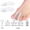 BONU Toe Cushion, 4 Pieces, Just Pinch Your Fingers, Unfold,