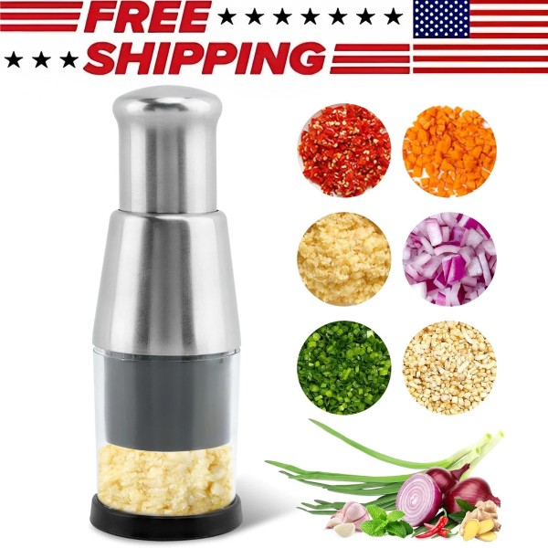 Unbranded Vegetable Fruit Salad Onion Garlic Food Hand Chopper Cutter
