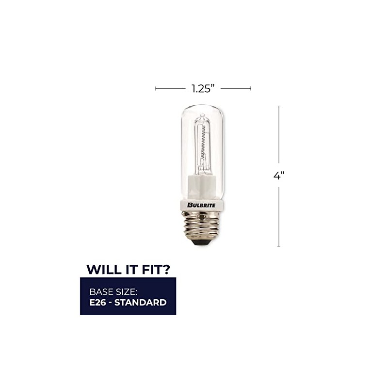 Bulbrite Halogen T10 Q250CL/EDT 120-Volt Halogen JDD Type Tubular Medium