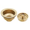 Westbrass A2165-01 4-1/4" OD Post Style Large Kitchen Basket Strainer