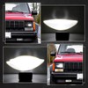 BESTZHEYU 4PCS 4x6'' LED Headlights for Kenworth T800 W900 Freightliner