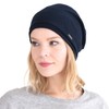 CHARM Gorro de seda para hombre, gorros de punto de
