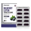 Bilberry extract, anthocyanosides, lutein, vitamin A, about 1 month worth