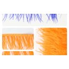 SYSUII 1 m Ostrich Feather Trim Fringe with Satin Ribbon