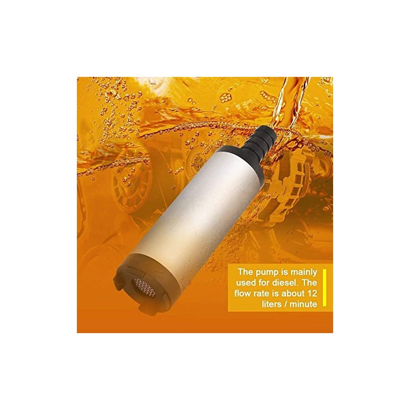 Bomba sumergible de acero inoxidable de 12V, 3,8 cm, 12