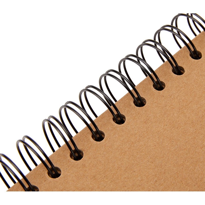 Artemio Scrapbooking Spiralalbum A4 Kraft, Kraftpapier, 23,5 x 3 x