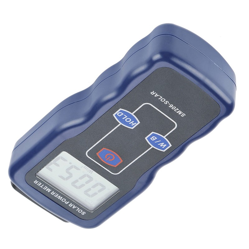 SM206 Digital Solar Power Meter Sun Light Radiation Measuring Testing