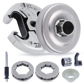 Adefol. 325 "Clutch Drum Sprocket Rim Oiler Pick-up Needle Bearing Worm Gear Kit for Husqvarna 340 345 346 350 351 Chainsaw for 503 98 00-02.