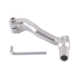 WOOSTAR 2" Folding Gear Shifter Lever Replacement for CB250 Motocross 50cc 70cc 110cc 125cc Pit Bike Silver