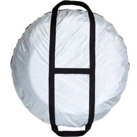 Bonform 7205-08SI Tire Carry Bag for Light and Normal Car, Set of 2, Includes Nut Bag, LL, Silver