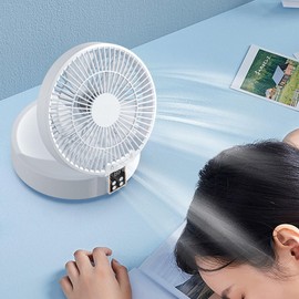 Wall-Mounted Desktop Fan,Compact Table Fan for Efficient Cooling | Desk Fan with Remote Control for Home & Offices Study Work