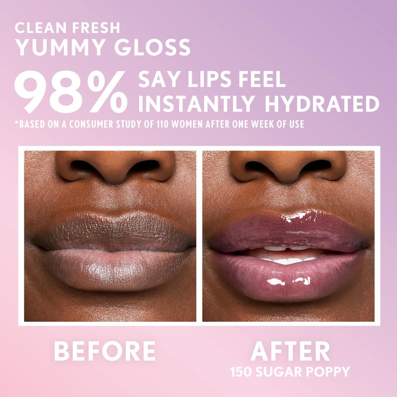 COVERGIRL Clean Fresh Yummy Lip Gloss, Sheer, Natural Scents, Vegan