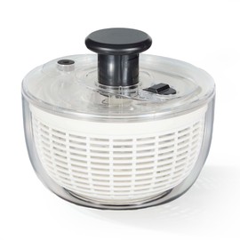 CAROTE 6.4 Qt Salad Spinner Large Lettuce Spinner Plastic Vegetable Fruit Washer, Vegetable Cleaner Salad Cleaner Lettuce Washer, Non-Slip Base, BPA-Free
