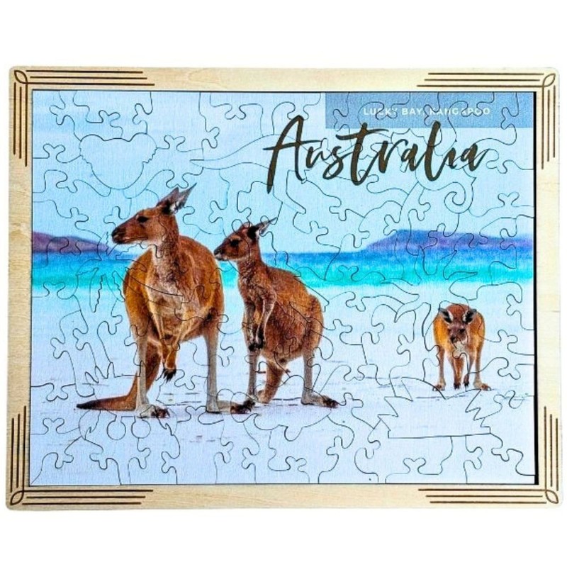 Twigg Puzzle Wooden Framed Postcard Puzzles, Koala