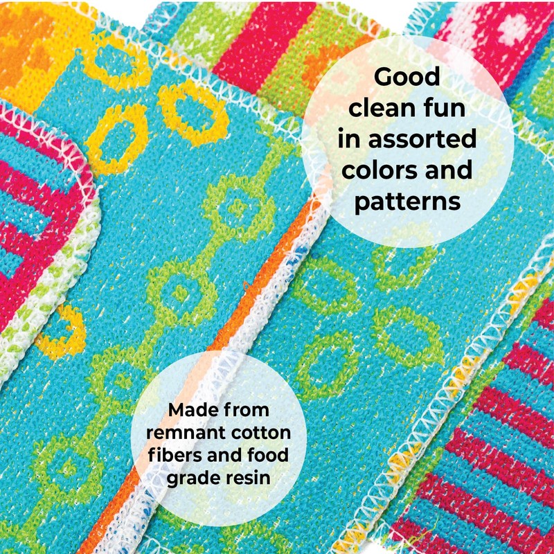 Skoy Scrub, 2-pack Reusable, Non-Scratching Dish Scrubber for Kitchen and